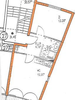 Die gesamte Wohnung verfügt über eine Fußbodenheizung. 
