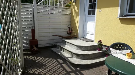 Eingang zur Ferienwohnung Klippe