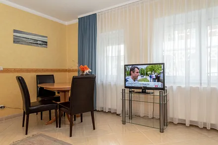 Essbereich im Wohnzimmer