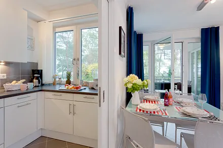 Küche und Essbereich