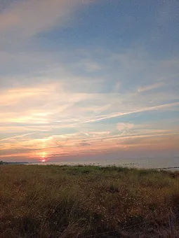 Sonnenuntergang am Strand in Zingst
