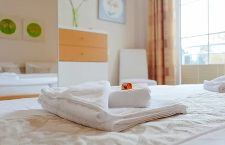 1. Schlafzimmer mit Doppelbett