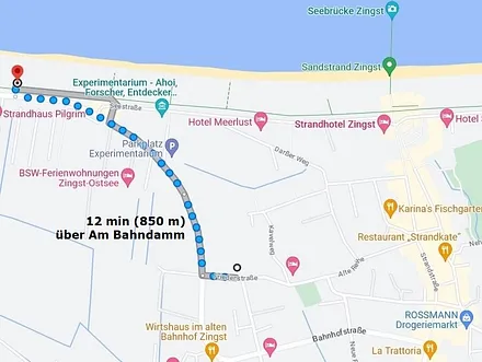 Der Weg zum Hundestrand