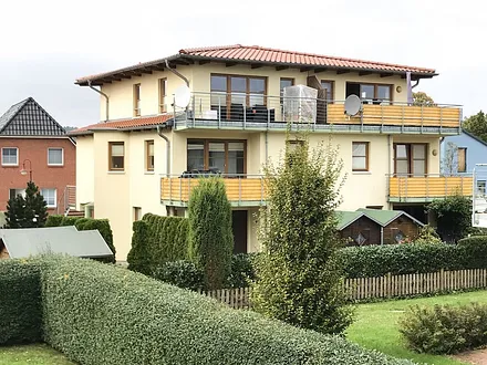 Hausansicht Wohnung obere Etage