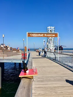 Die neue Seebrücke in Koserow 