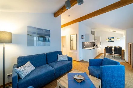 Wohnbereich und Küche