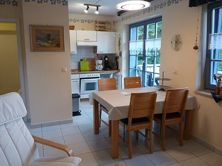 Essbereich und Küche