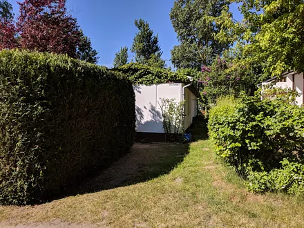 Parkplatz direkt am Bungalow "Gestrandet"
