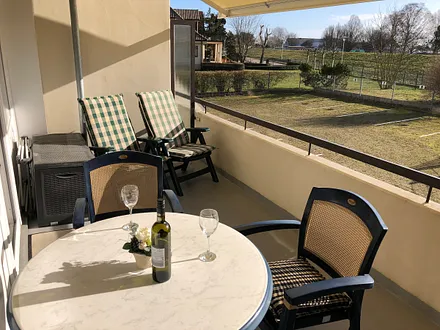 Süd-Balkon zur Seeseite