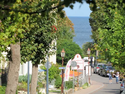 Blick vom Wohnzimmer