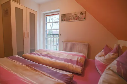 1.Schlafzimmer mit Doppelbett