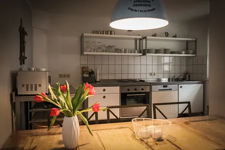 Küche mit Essbereich