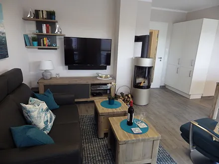 Blick ins Wohnzimmer