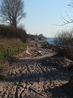 Abgebrochener Weg Richtung Rerik