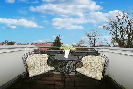 Balkon mit Blick Richtung Ostsee