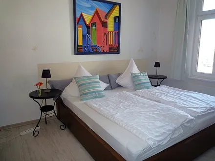 Blick in den 1. Schlafraum.