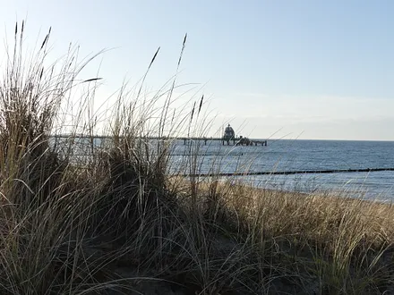 Blick zur Seebrücke