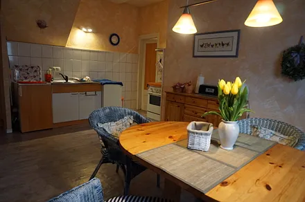 Wohnküche komplett ausgestattet