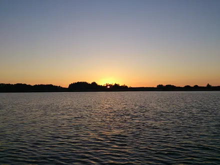 Sonnenuntergang an der Peene