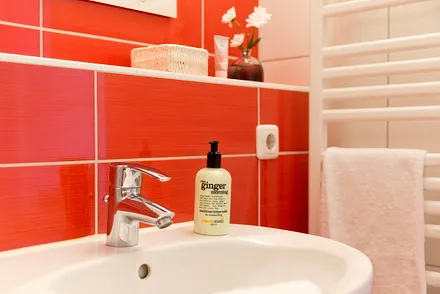 Badezimmer mit Dusche