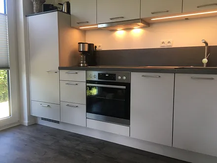 Die Einbauküche - voll ausgestattet