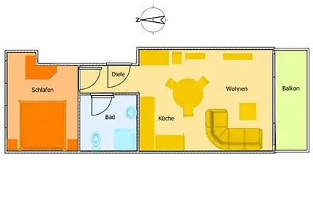 Grundriss Wohnung 12