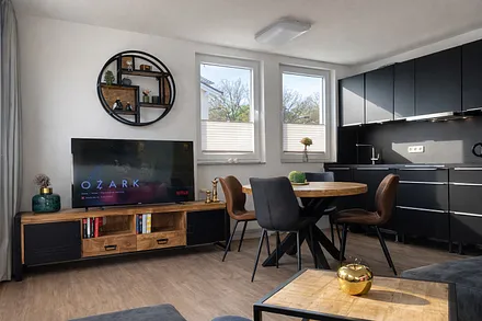 Wohnbereich mit Schlafsofa