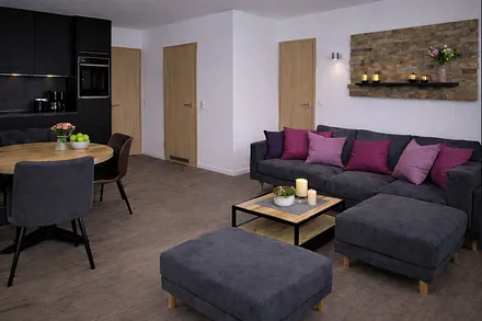 Wohnbereich mit Schlafsofa