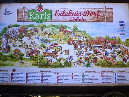 Karls Erlebnisdorf ca.7 km entfernt
