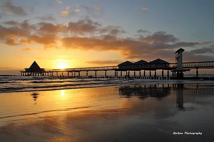 Sonnenaufgang Seebrücke Heringsdorf