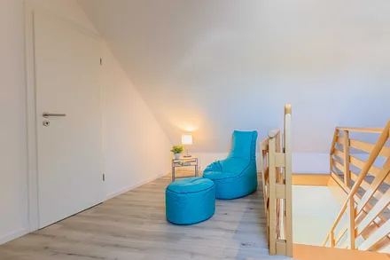 erstes Schlafzimmer mit Sitzsack zum entspannen