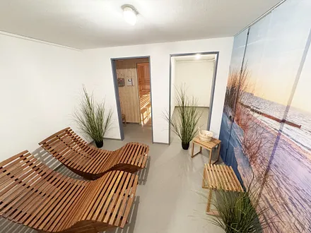 Sauna und Ruheraum