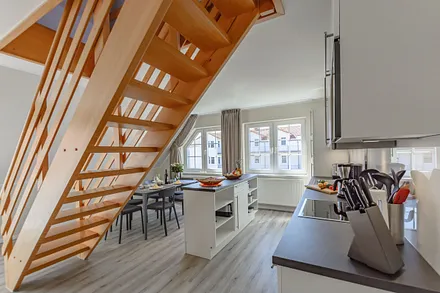 Wohnbereich mit Küchenzeile