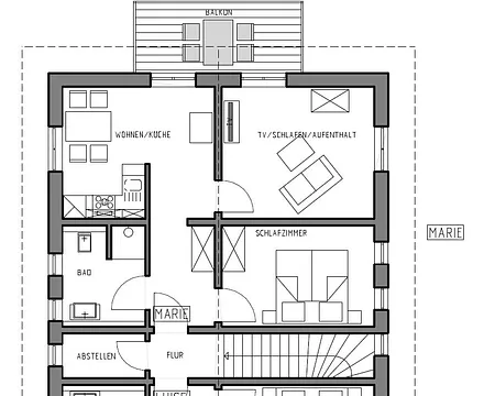 Grundriss Marie