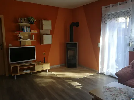 Wohnzimmer mit Kaminofen