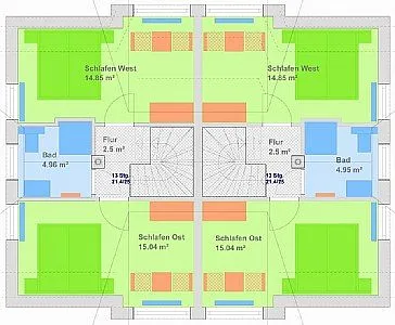 Grundriss Obergeschoß