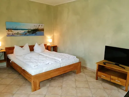 Bettanlage im Appartement 1