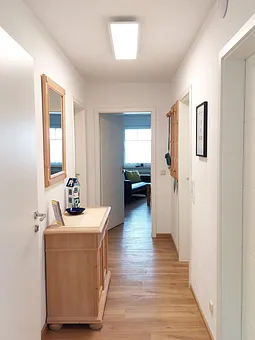 Ausreichend Platz auf 70 m² für bis zu vier Personen