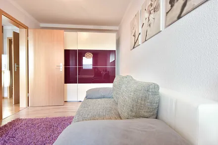 Schlafcouch im Schlafzimmer