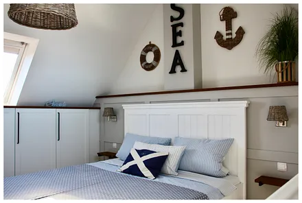 Schlafzimmer in der Galerie