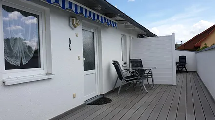 Terrasse (Zugang zur hinteren Fewo)