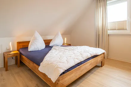 Doppelbett Naturholz / Eiche 180 x200