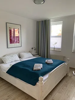 Schlafzimmer 1: Die Betten sind bei Ankunft bezogen!