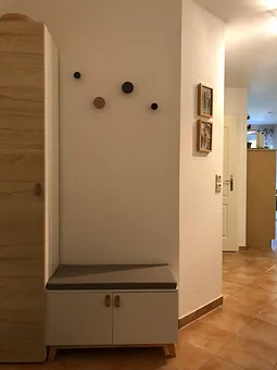 Garderobenbereich im Flur