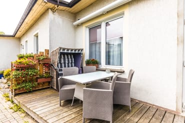 Eingangsbereich mit Sitzecke 