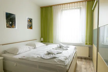 Ehebetten im Schlafzimmer