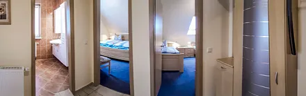 Flur zun Bad und den Schlafzimmern