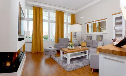 Wohnbereich mit Gaskamin