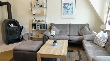 Wohnbereich mit der Kaminecke