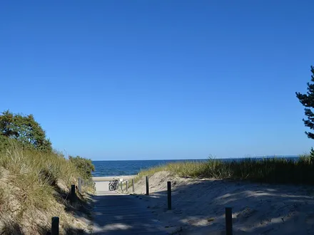 Der Strandzugang "2G" - traumhaft & nur ca. 150m von der Wohnung entfernt